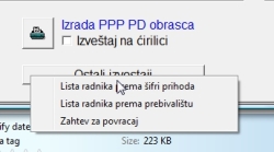 Izrada zahteva